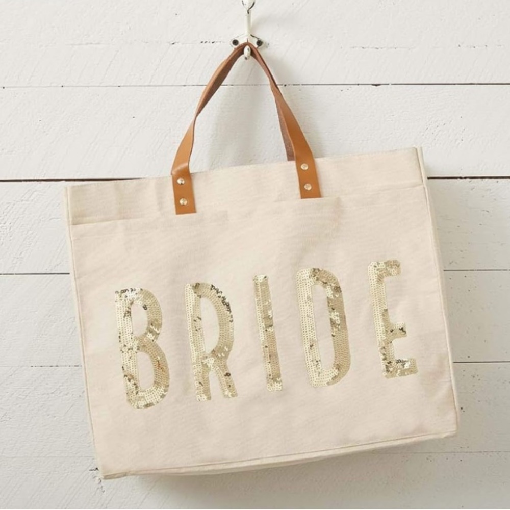 “BRIDE” tote bag